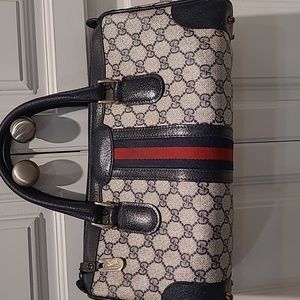 Gucci * Limited Edition* Supreme sherry Line*Monogram*Hand Bag & Matching Strap